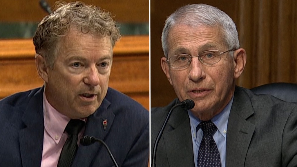 Rand Paul and Anthony Fauci clash on NIH funding in Wuhan