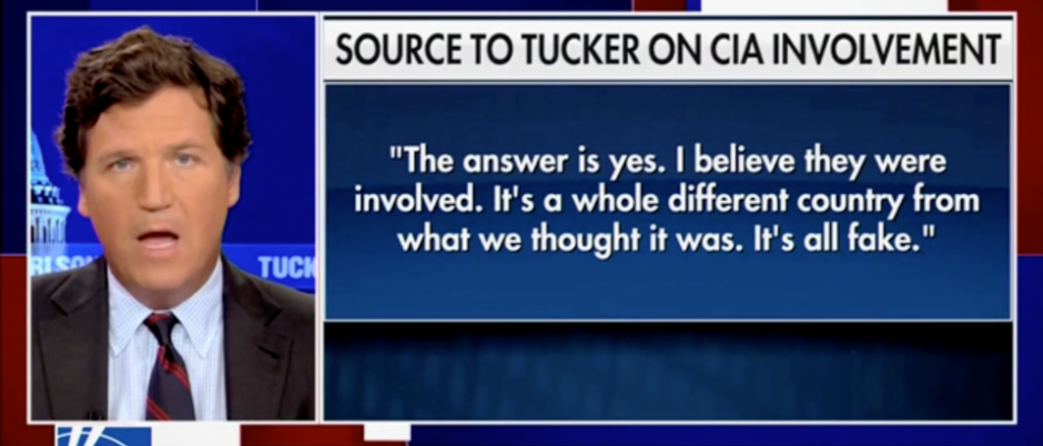 Citing Firsthand Source, Tucker Reports ‘CIA Was Involved In The Kennedy Assassination’